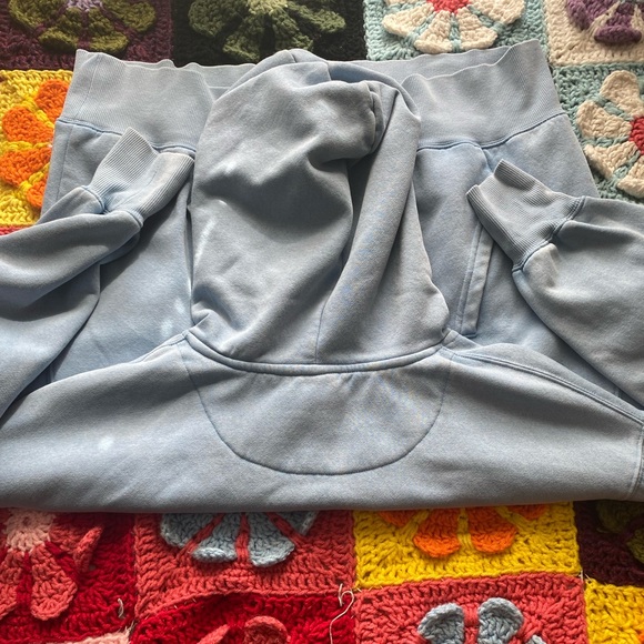 Women's Sky Blue Hoodie - Picture 2 of 2